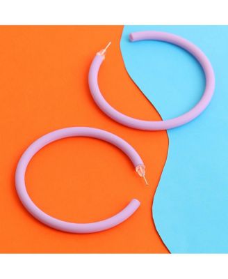 Women's Pastel Hoop Earrings