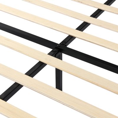 Streamdale Light Grey Bed Frame With Adjustable Border Headboard King Size