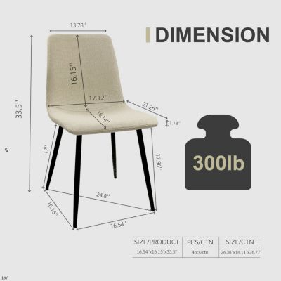 MDF Dining Table Set with Modern Chairs