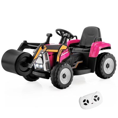 12V Electric Ride On Road Roller for Kids with Remote Control
