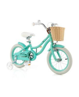 14-Inch Kids Bike Adjustable with Training Wheels for 3-5 Years Old