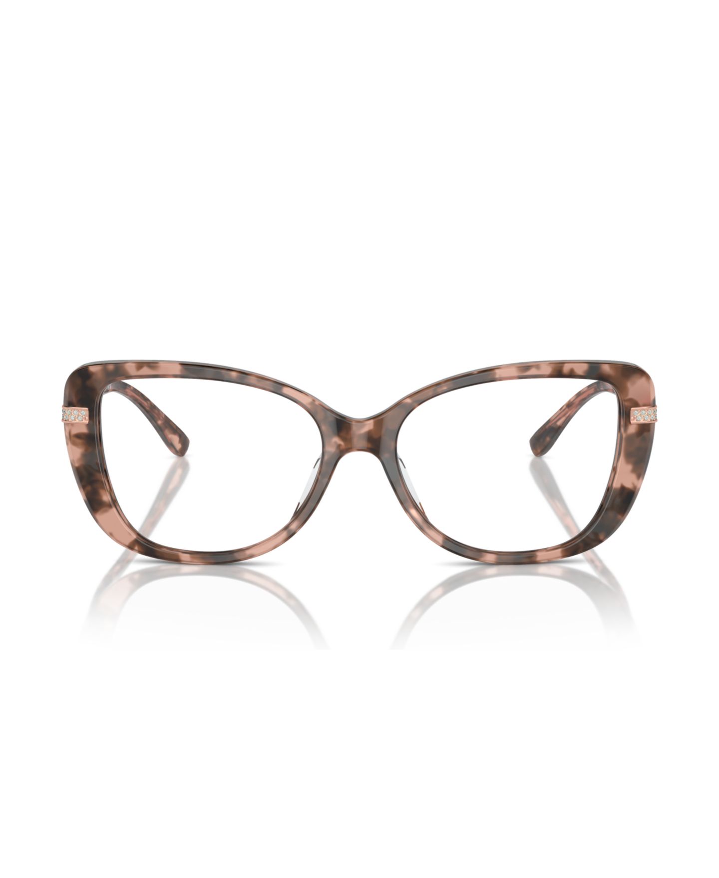 Женские очки Michael Kors Woman Cat Eye Plastic MK4125BU Formentera Eyeglasses, цвет: Чёрный — фото 7