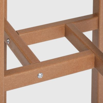 Outdoor Patio Bar Height Table and Bar Stool 4-Piece Dining Set