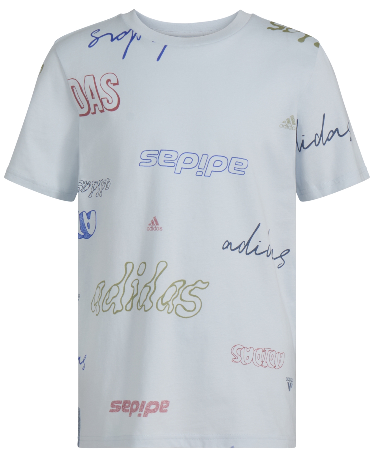 adidas Big Boys Cotton Short-Sleeve Printed Lineage Love T-Shirt