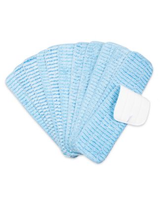 Scrubbing Wet Flat Mop Refills (12 Pack) - 18", Color Options