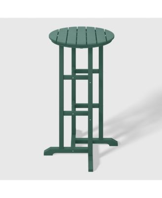 Outdoor Patio Bar Height Table and Bar Stool 4-Piece Dining Set