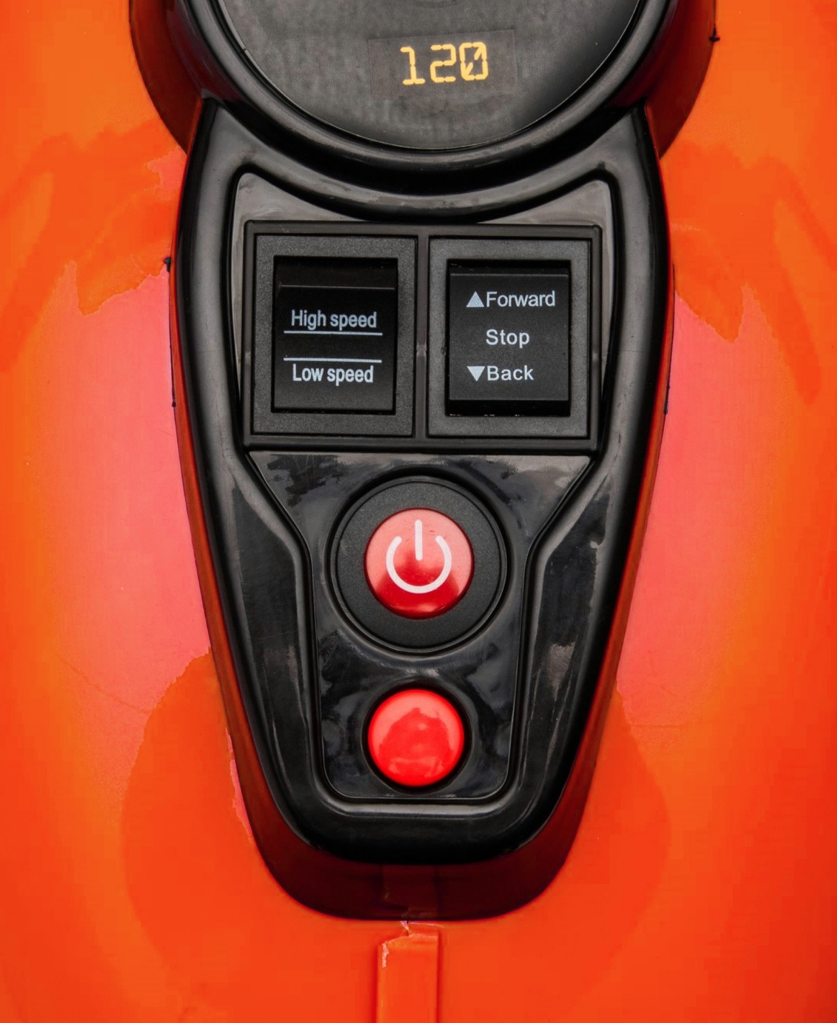 Freddo 12v Cruiser 1-seater Motorcycle In Orange