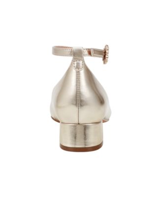 Women's Lexy Ankle Strap Low Block Heel Pumps