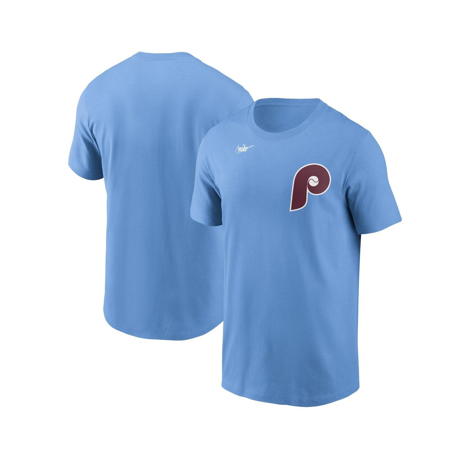 Men's Light Philadelphia Phillies Cooperstown Wordmark T-Shirt
