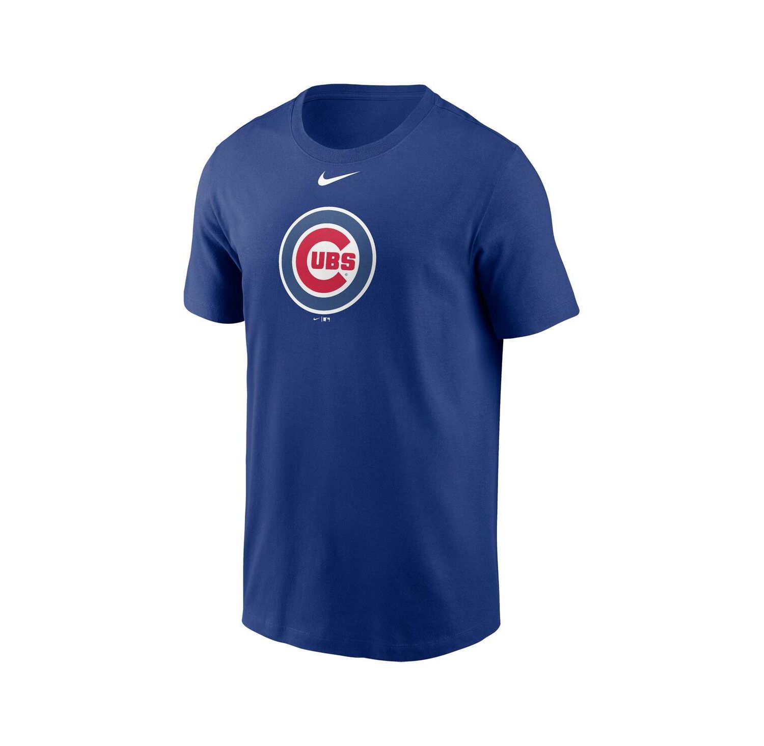 Men's Royal Chicago Cubs Fuse Logo T-Shirt