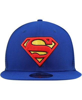 Men's Blue Superman 9FIFTY Snapback Trucker Hat