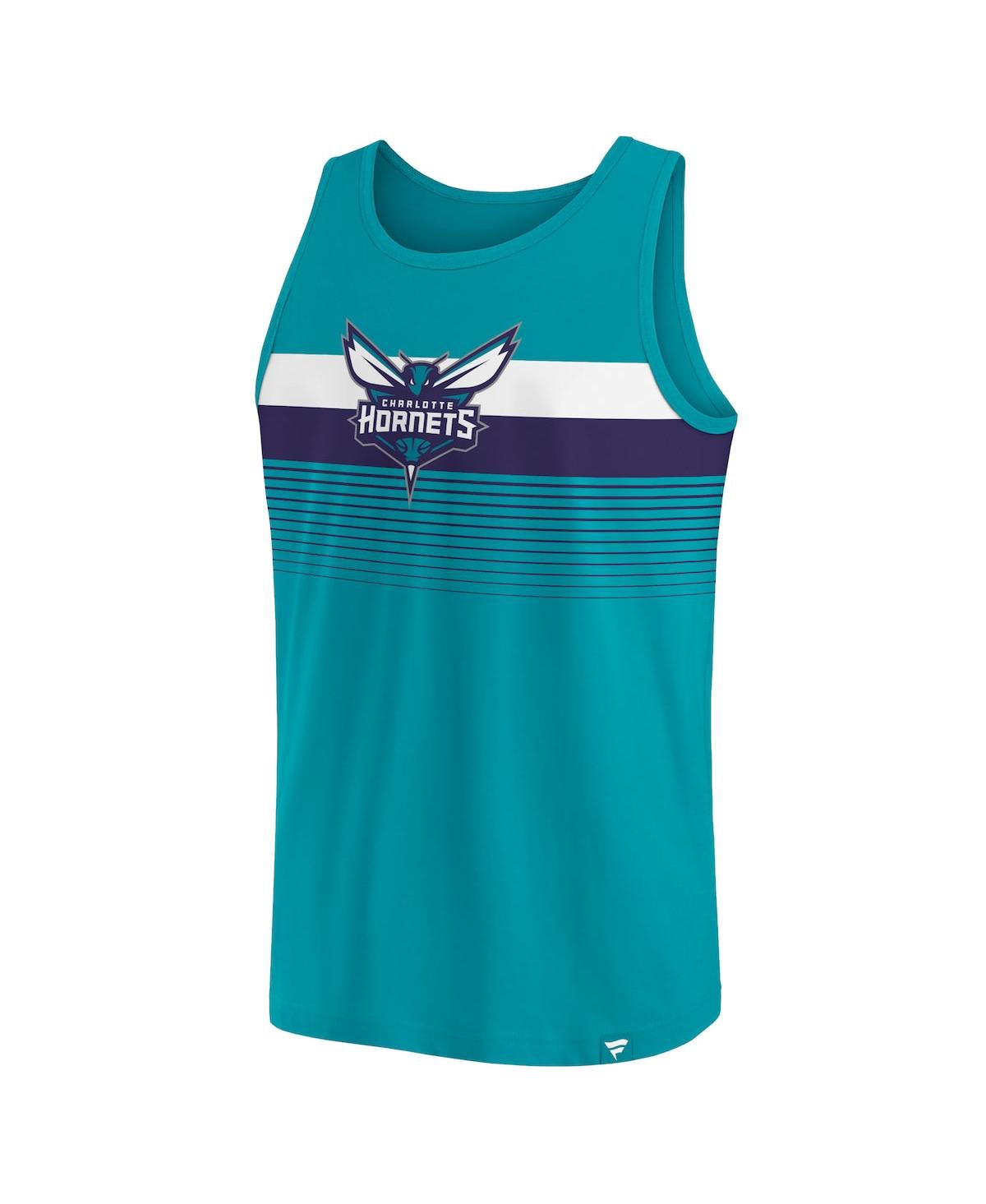 Fanatics Men's Teal Charlotte Hornets Wild Game Tank Top In Teal