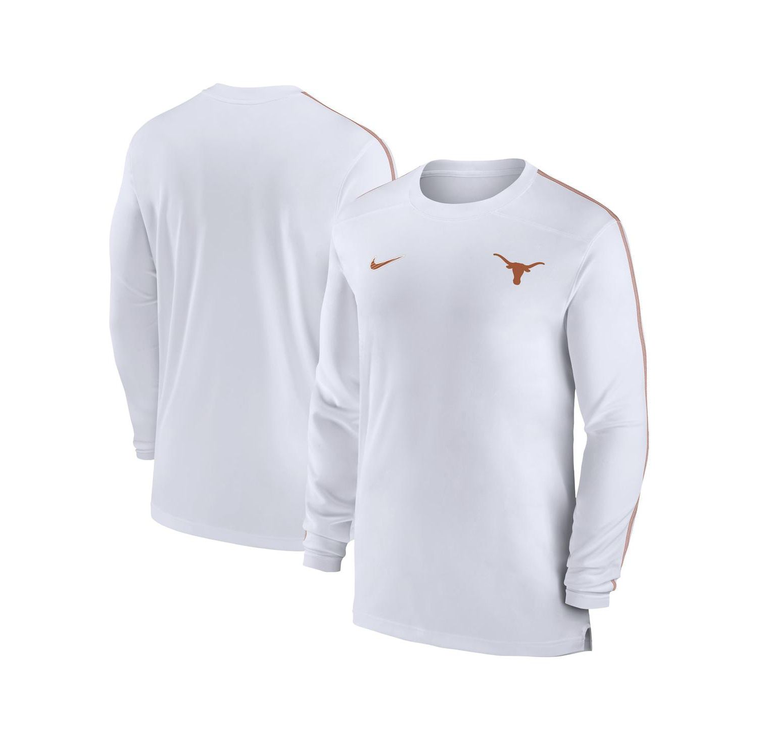 Men's Texas Longhorns 2024 Sideline Coach UV Performance Long Sleeve T-Shirt