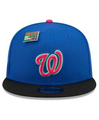 Men's Royal/Black Washington Nationals Watermelon Big League Chew Flavor Pack 9FIFTY Snapback Hat