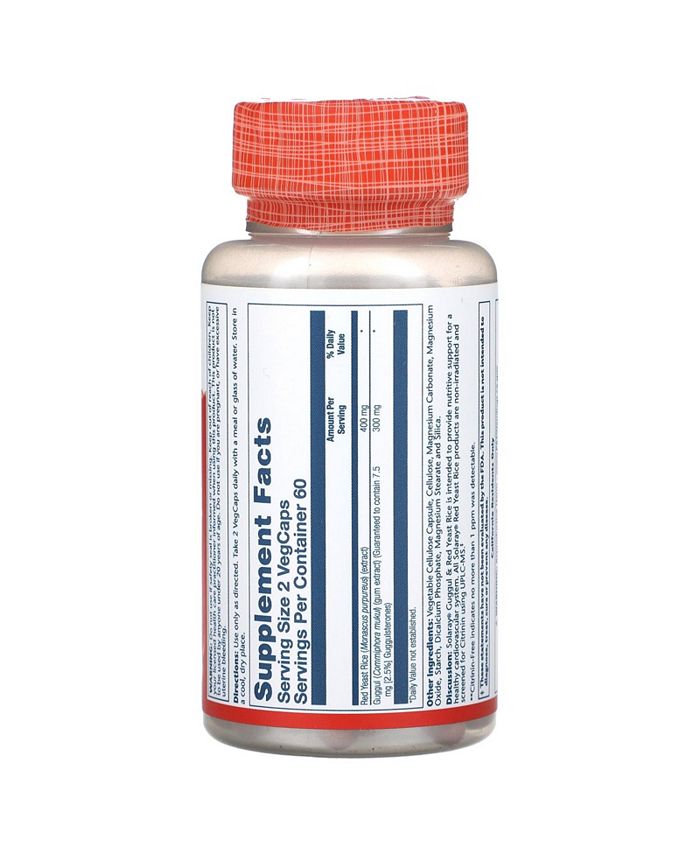 Solaray Guggul & Red Yeast Rice, 120 capsules Macy's