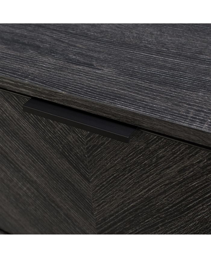 Amber & Emily TV Stand with Doors and Open Shelves for TVs up to 85" Macy's