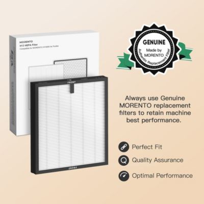 Morento 2 Pack Genuine Air Purifier Replacement Filter for HY4866 Air Purifier