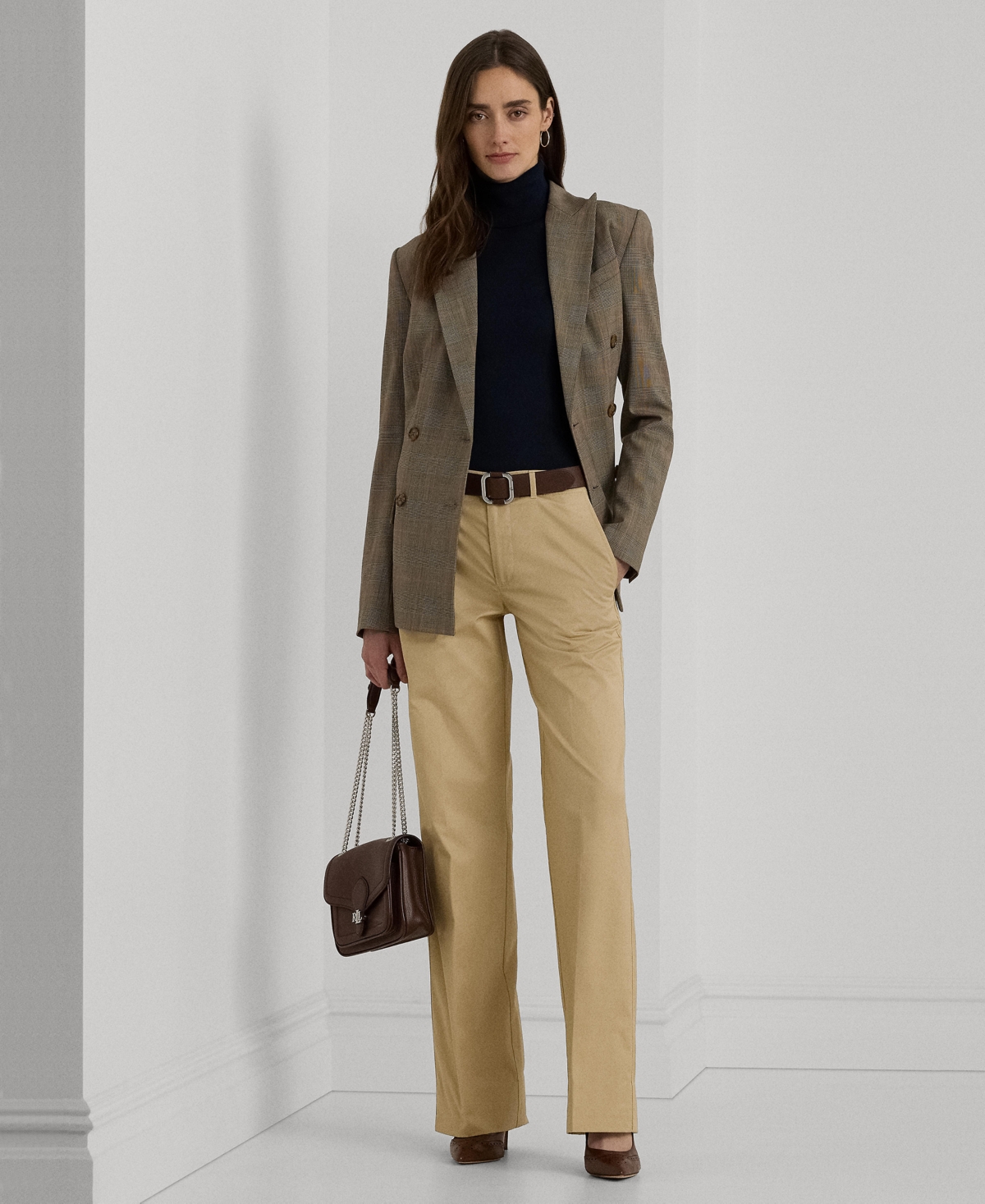 Lauren Ralph Lauren Women's High-Rise Straight-Leg Pants, Regular & Petite