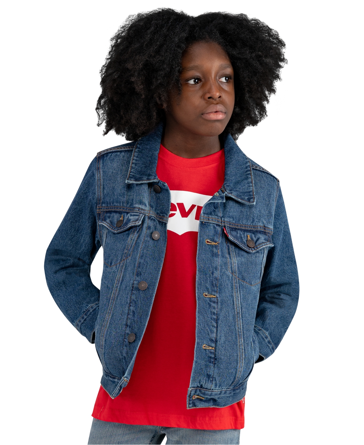 Levi's Big Boys Long Sleeve Trucker Jacket