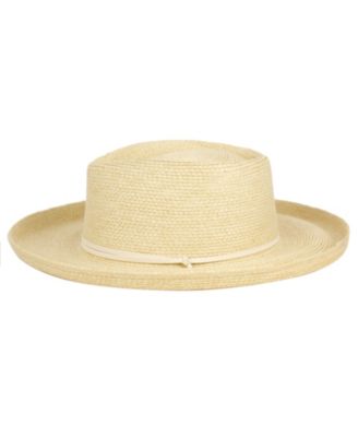Straw Ferora Sun Hat with Chin Cord