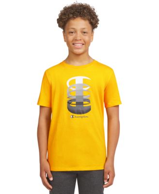 Champion - Big Boys Stack C Logo T-Shirt