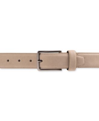 Men's Faux Suede Belt, Created for Macy's