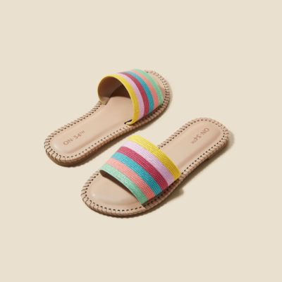 Women's Mavise Beaded Flat Sandals, Created for Macy's