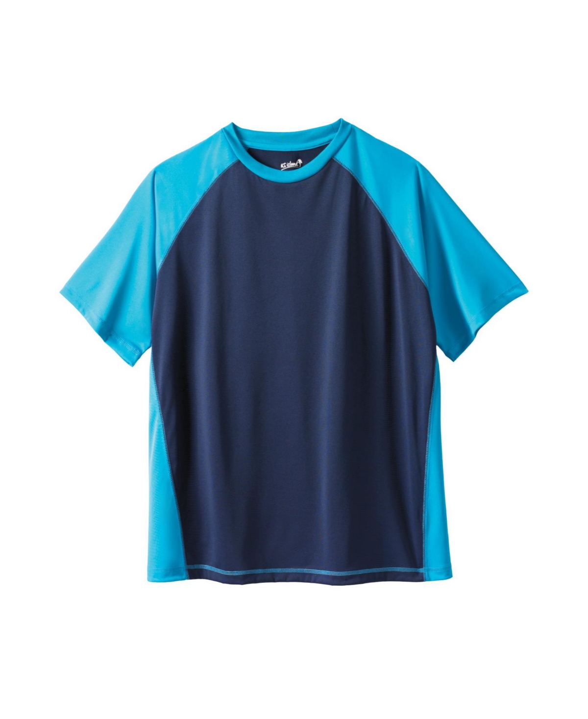 KingSize Big & Tall Raglan Sleeve Swim Shirt