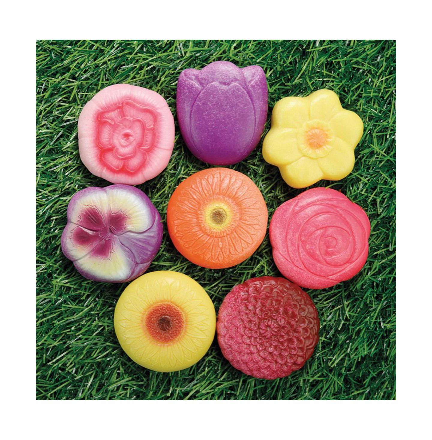 Детские игрушки Yellow Door Flowers Sensory 8-Piece Play Stones, Ages 2+ — фото 7