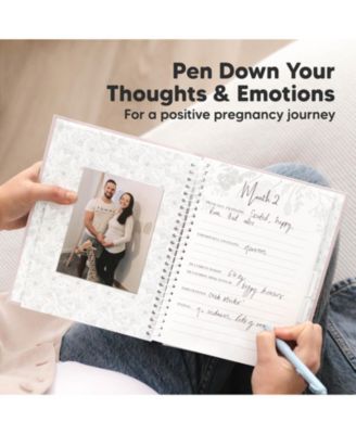 Pregnancy Journal, Pregnancy Announcements, 80 Pages Hard Cover Pregnancy Book For Mom To Be Gift