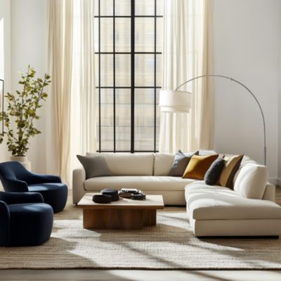 Mason 81" LED Contemporary Arc Floor Lamp with Marble Base, Bulb Included