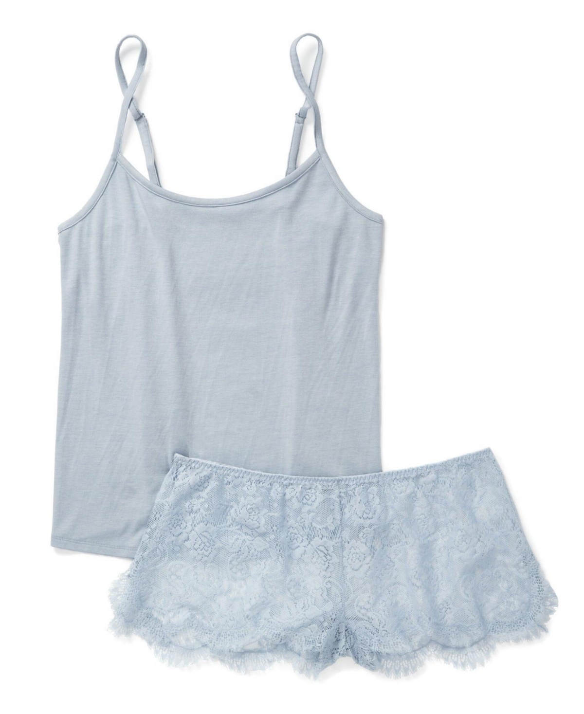 Adore Me Women's Reign Camisole & Short Set Lingerie - blue