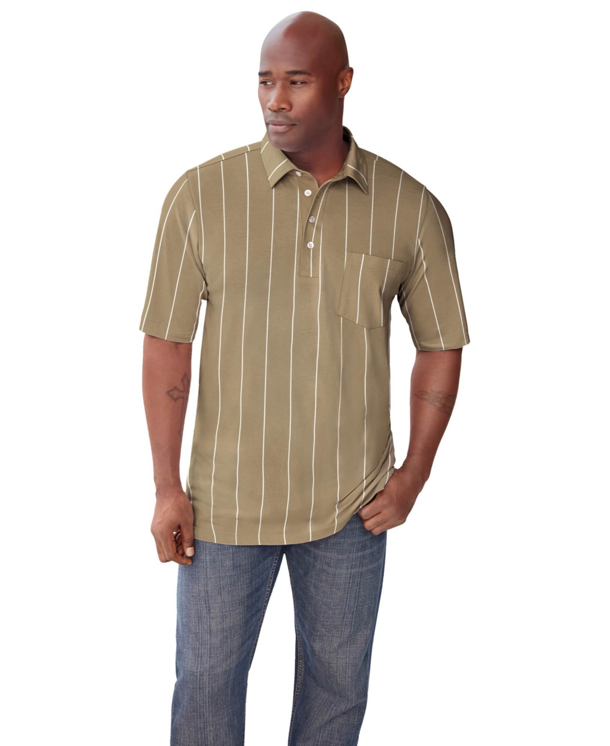 KingSize Big & Tall Lightweight Jersey Polo