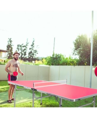 60 Inch Portable Tennis Ping Pong Folding Table with Accessories