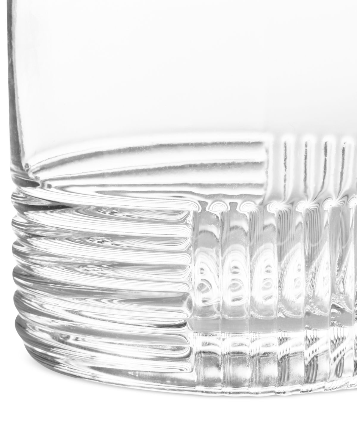The Cellar Lia Collection 13-oz. Fluted Double Old Fashion Glasses, Set Of 4, Exclusively At Macy's In No Color