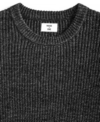 Men's Long-Sleeve Relaxed Crewneck Sweater, Created for Macy's