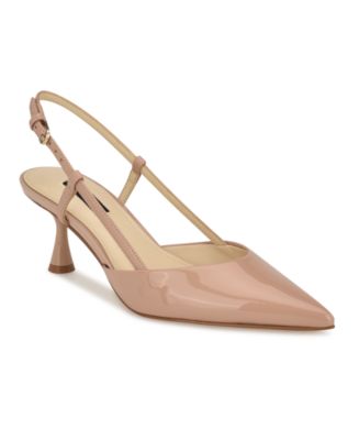 Women's Rhonda Kitten Heel Slingback Pumps