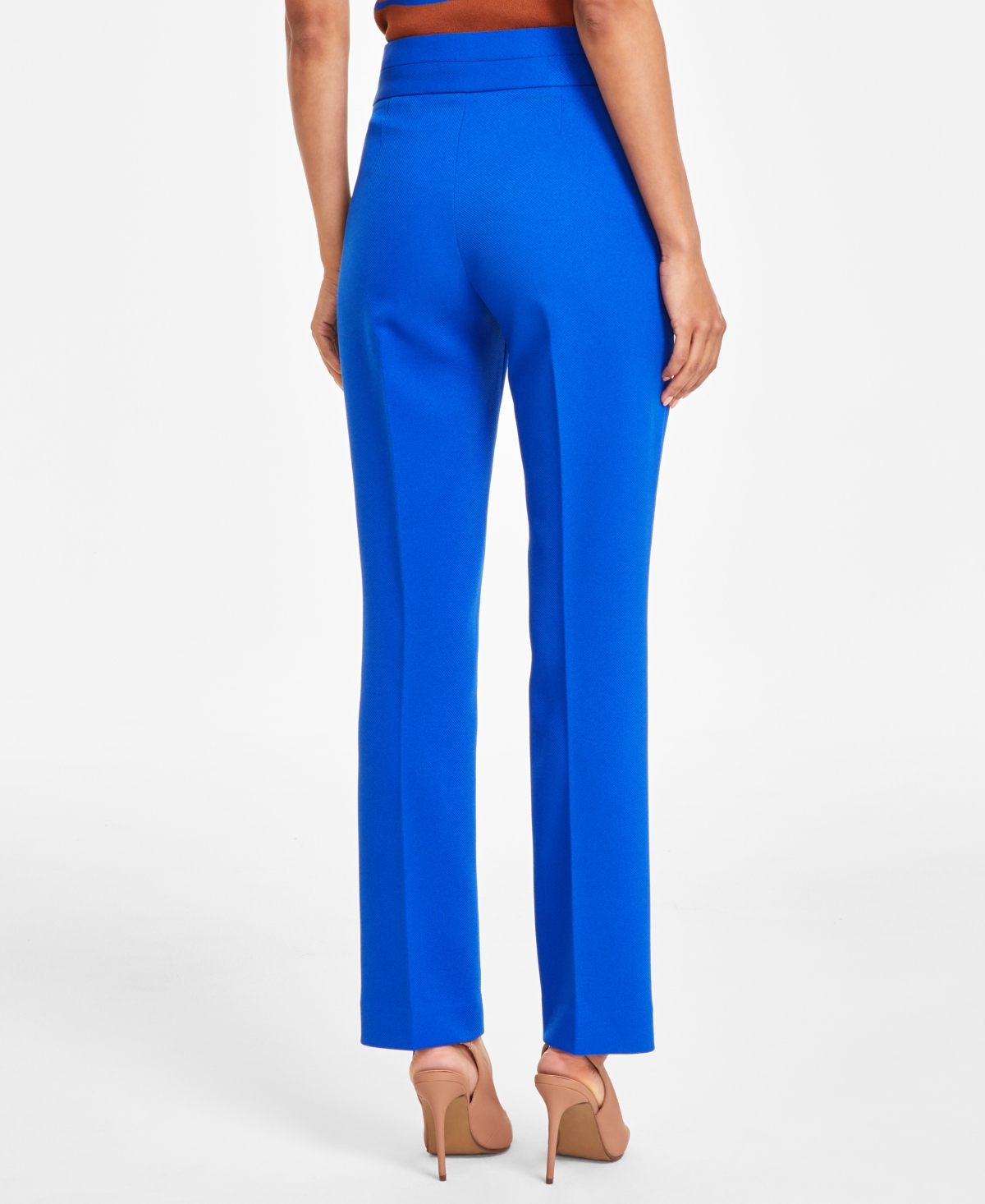 Tahari Asl Women's Mid-Rise Flare-Leg Pants