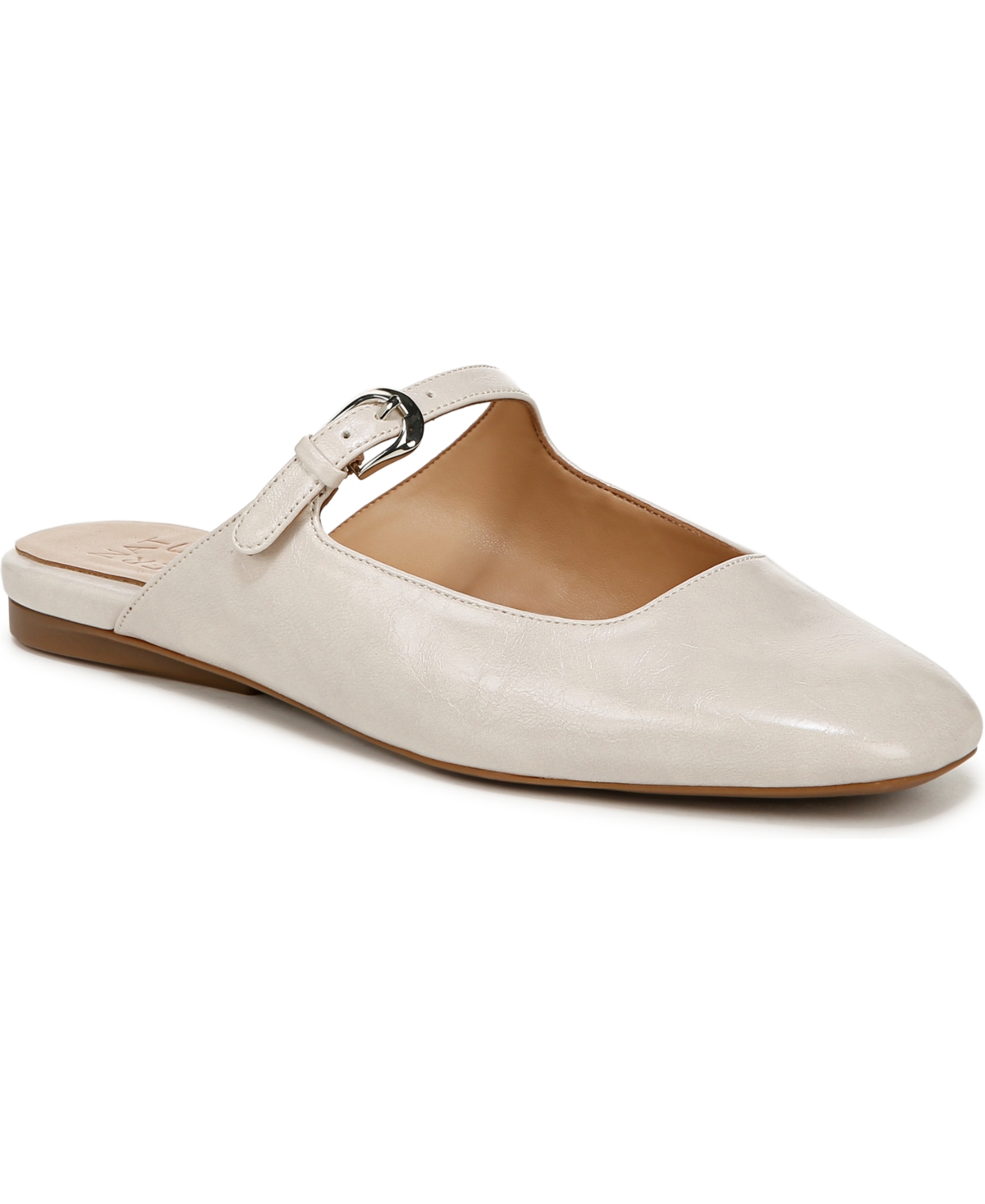 NATURALIZER WOMEN'S APPLE SQUARE TOE MARY JANE MULES 