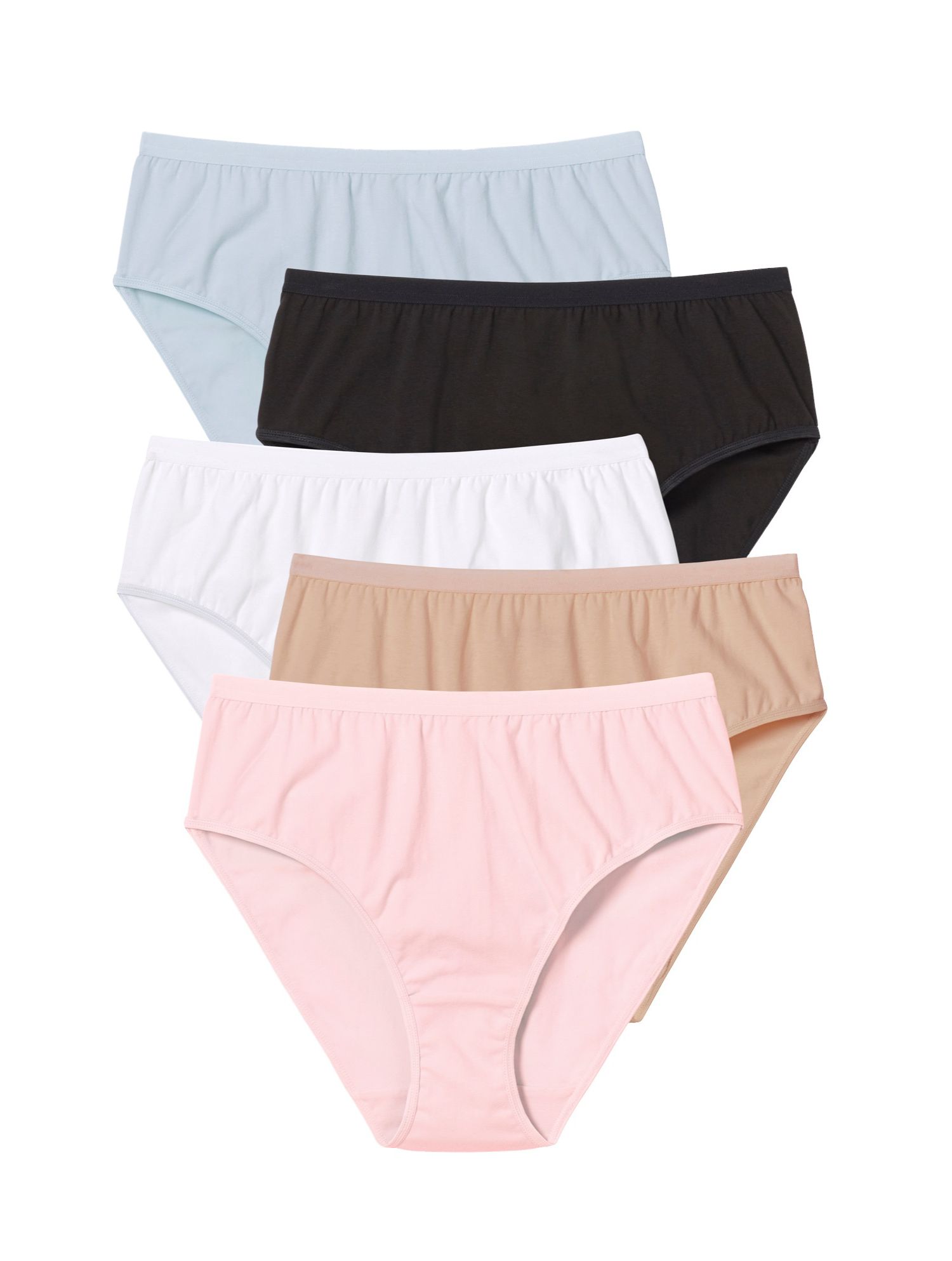 Women's Hi-Cut Cotton Brief 5-Pack