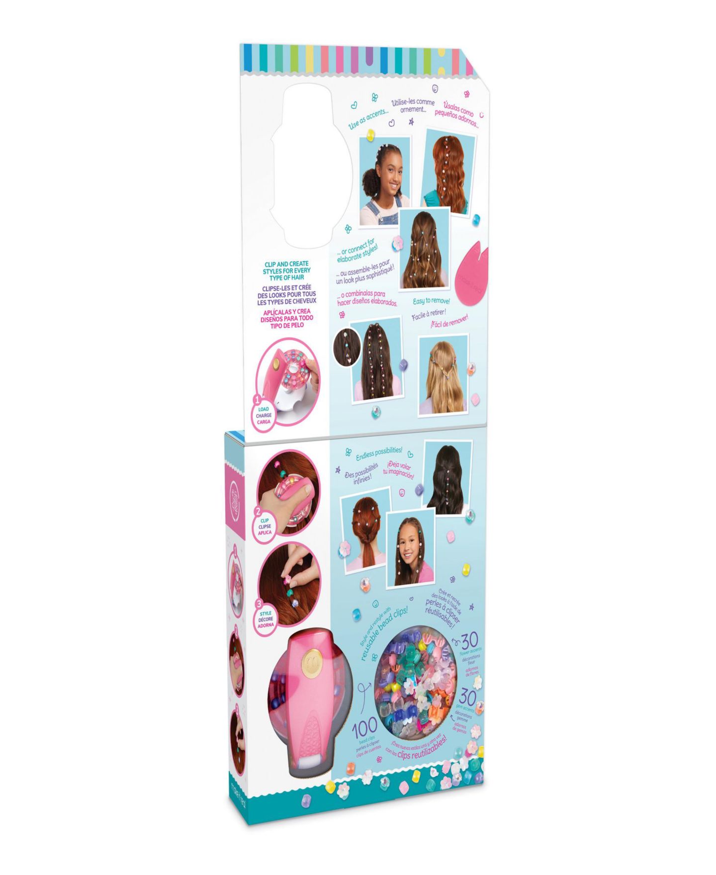 Детские игрушки Make It Real Snap N' Glam Hair Styling Set — фото 5