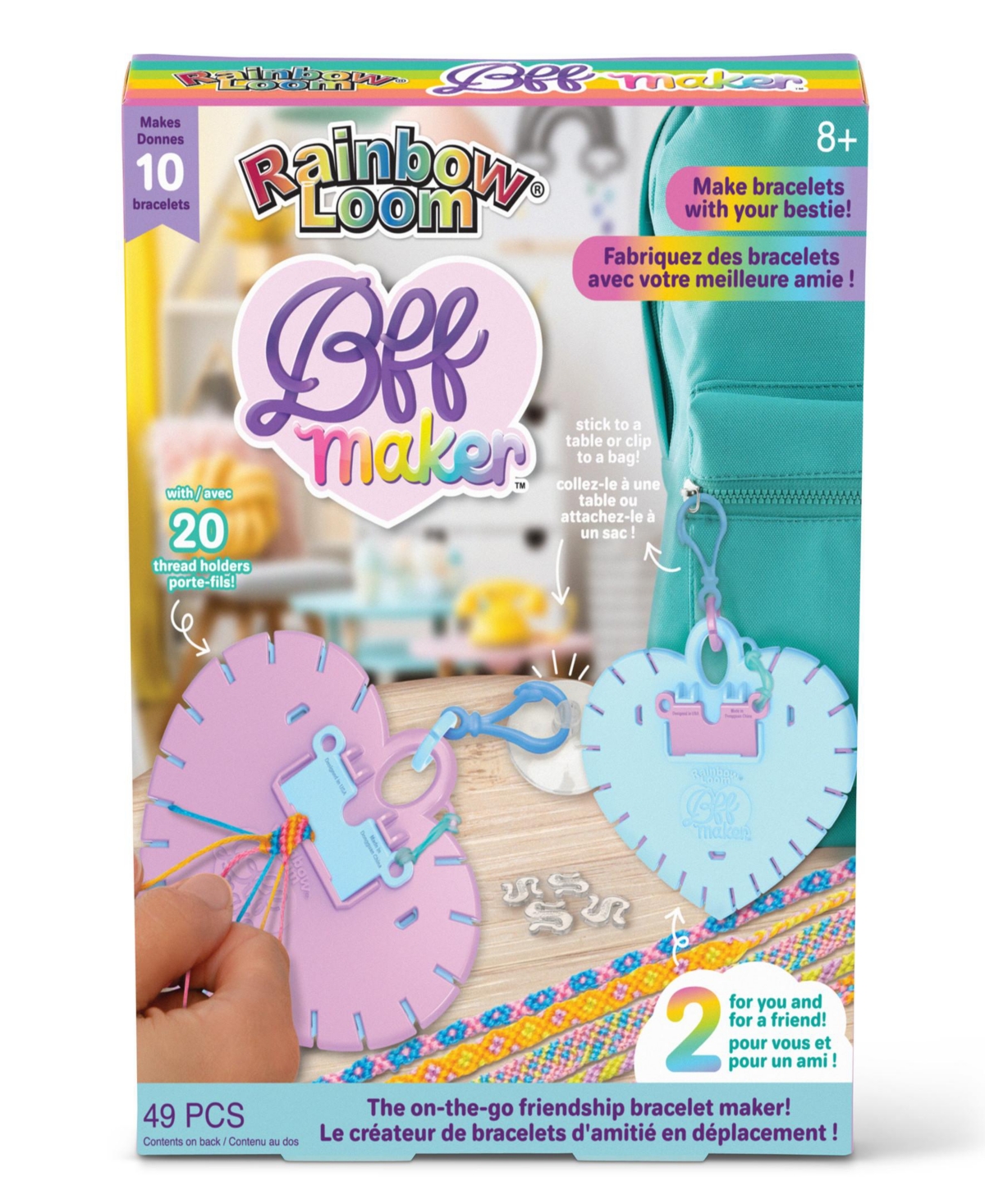 Rainbow Loom Bff Bracelet Maker Kit In Multi