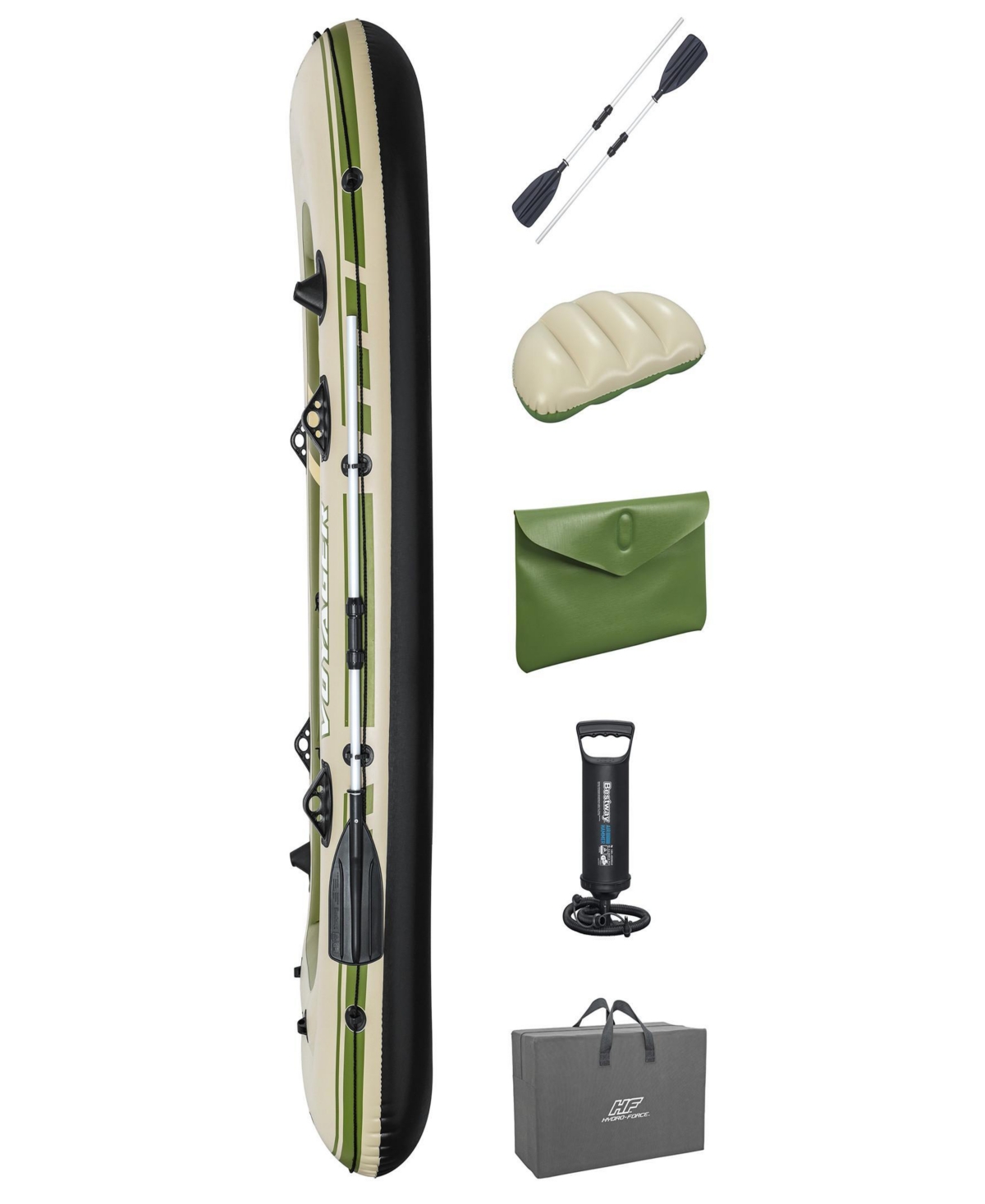 Bestway Hydro-force Treck X3 Inflatable Raft Set In Multi
