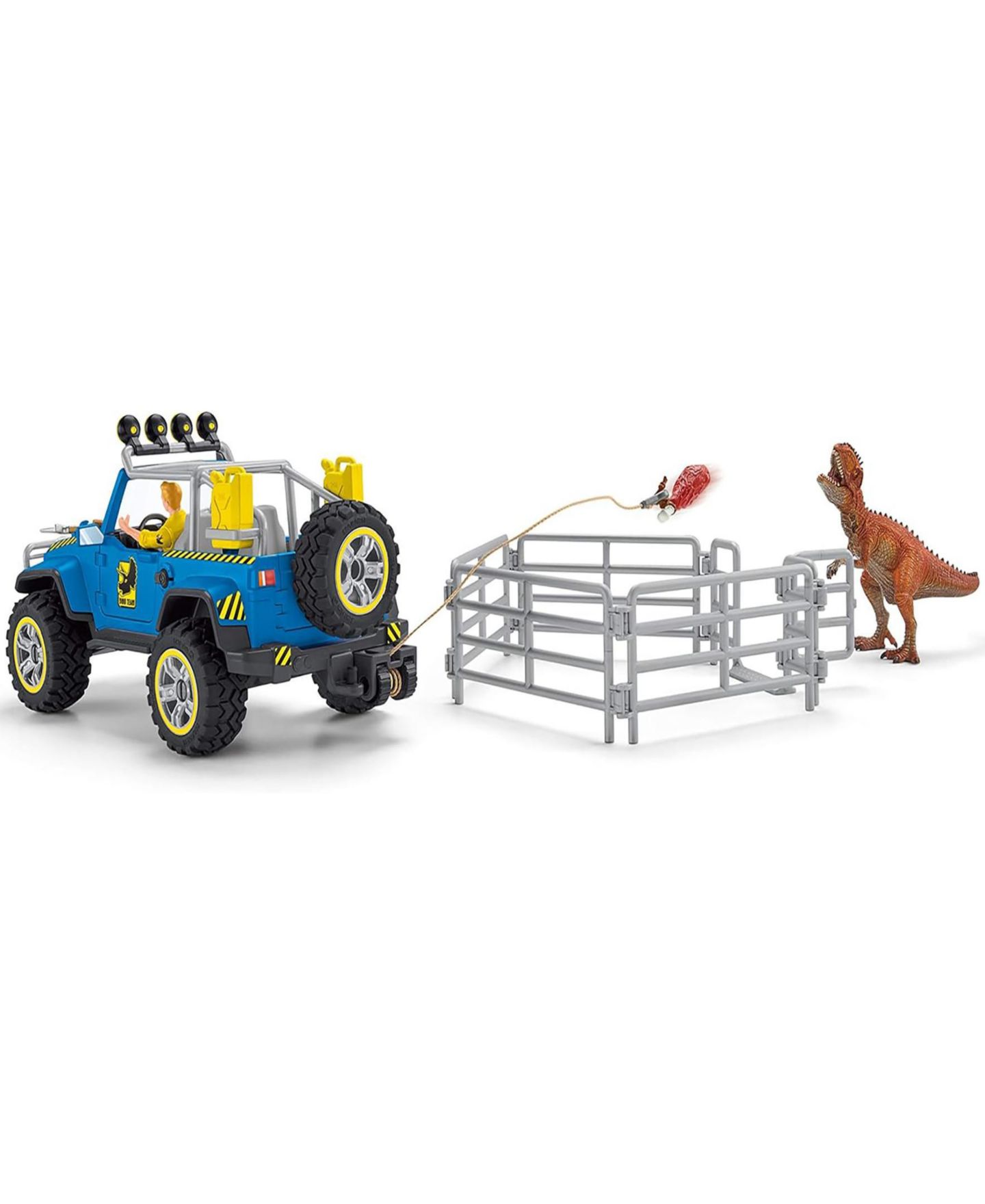 Детские фигурки Schleich Dinosaurs Off-Road Vehicle With Dino Outpost 14-Piece Playset, Ages 4+ — фото 2