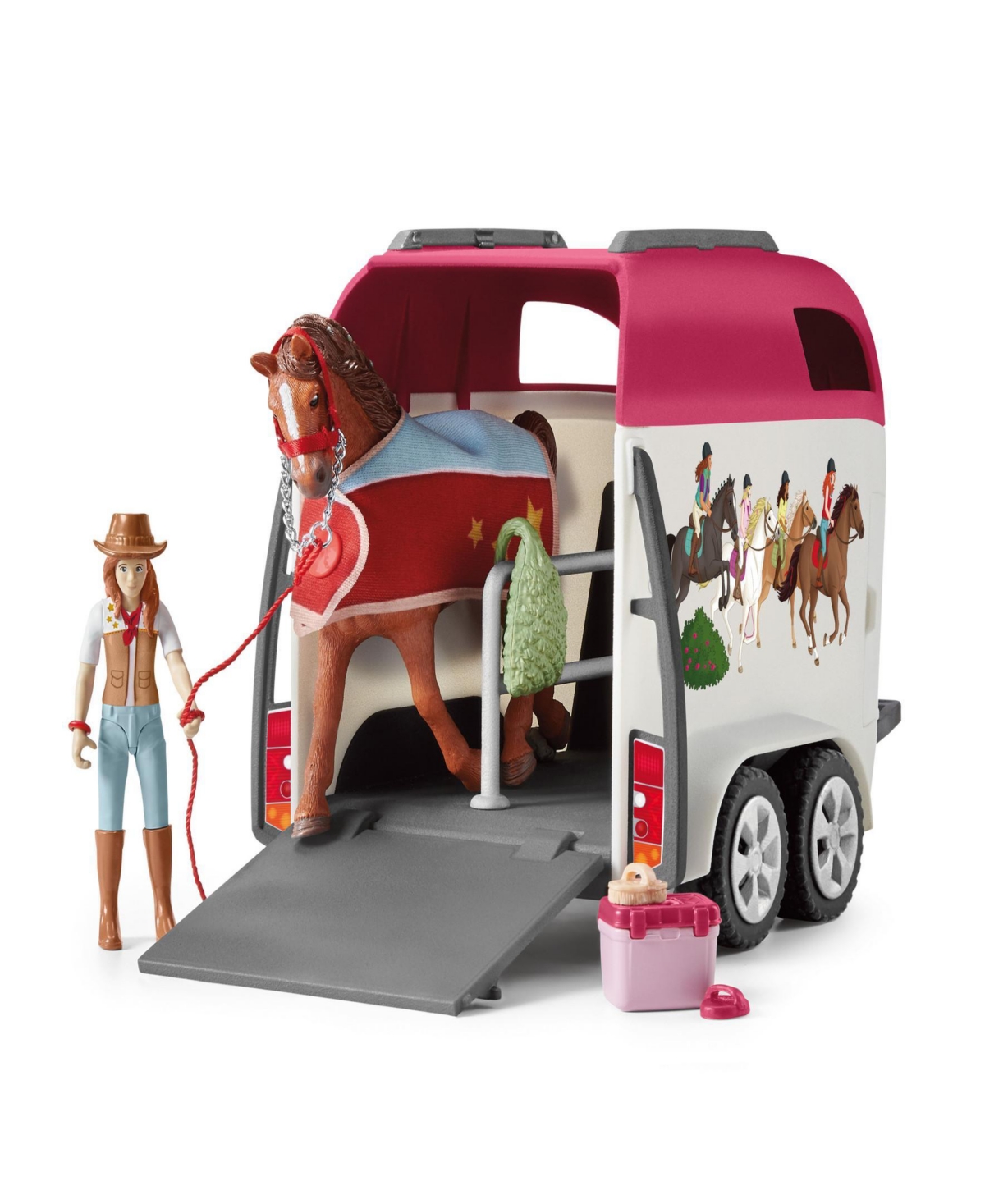 Schleich Horse Club Horse Adventures With Car Trailer Playset In Multi
