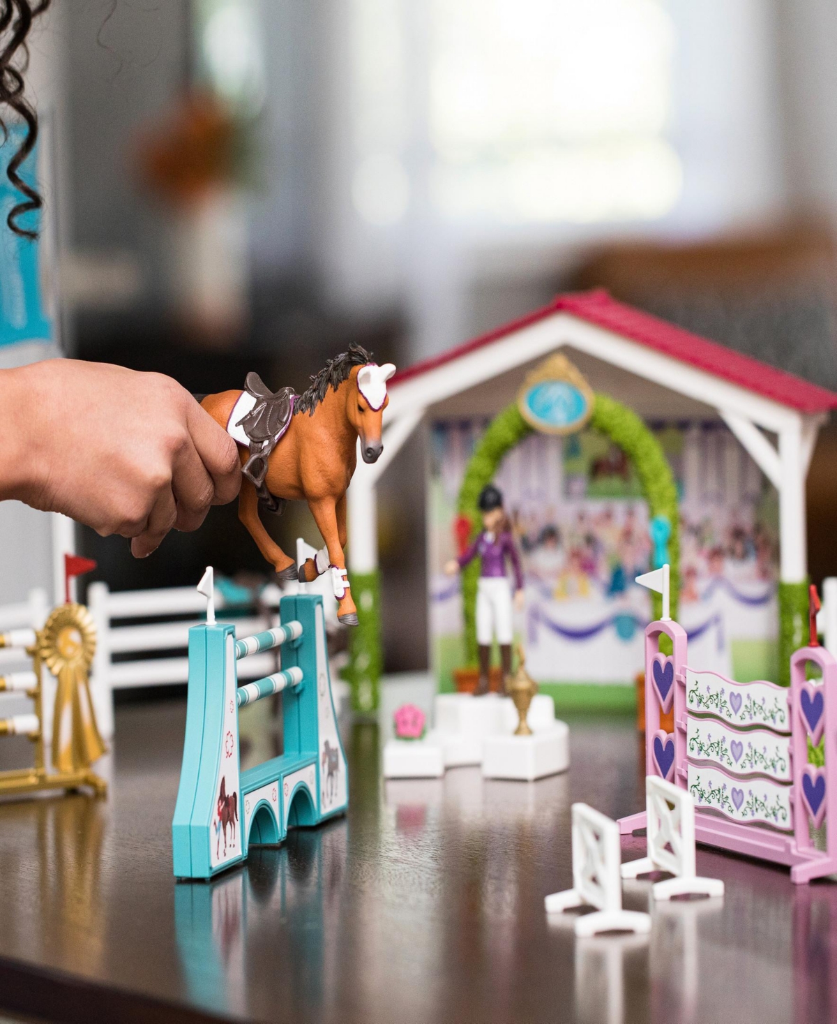 Schleich Horse Club Friendship Horse Tournament Playset In Multi