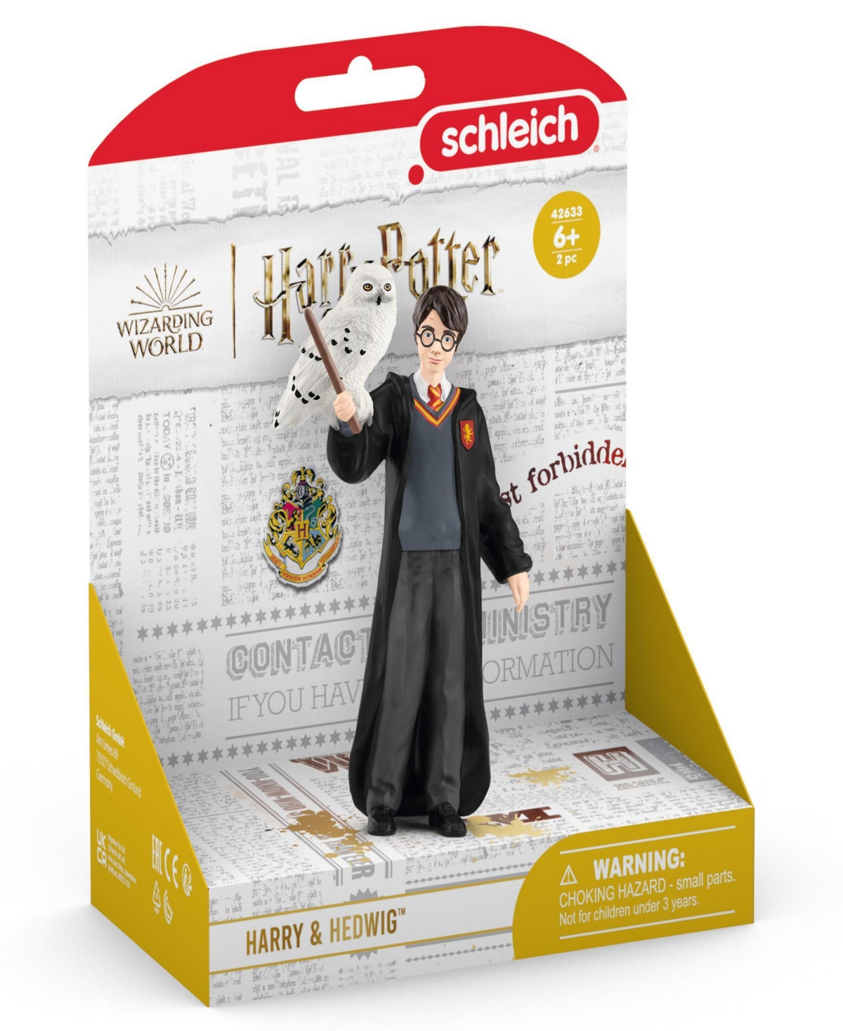 Schleich Wizarding World Of Harry Potter 2-piece Set: Harry Hedwig Figurines In No Color