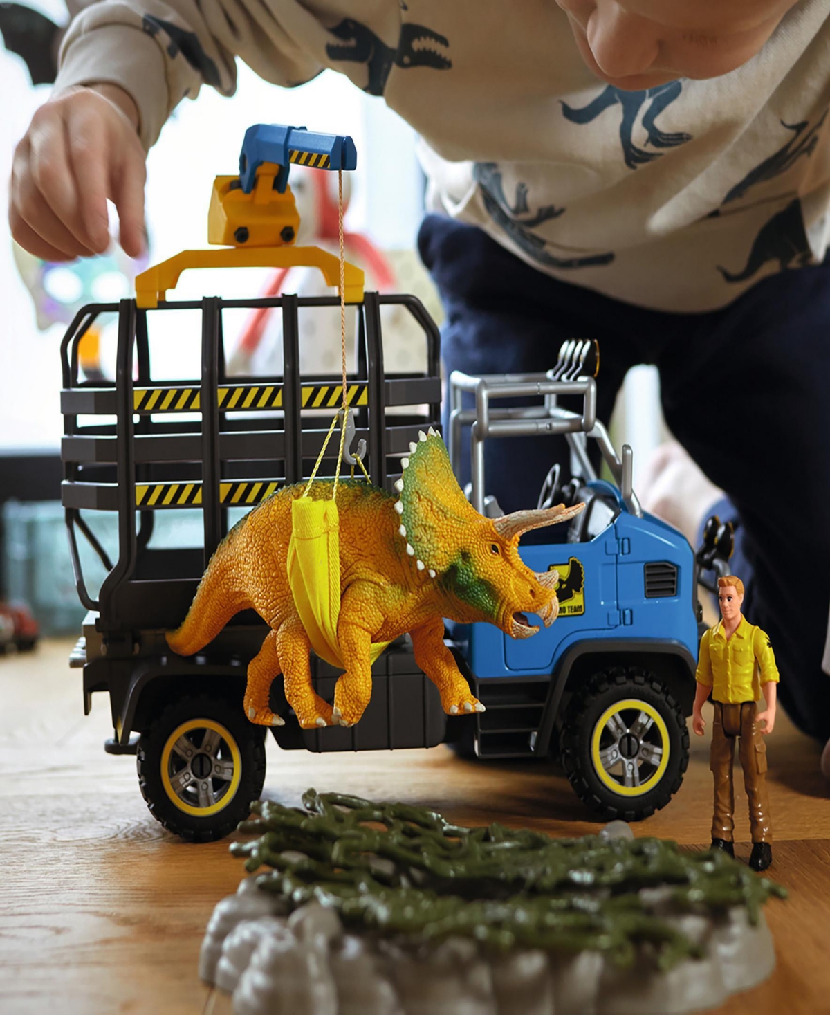 Schleich Dinosaurs Dino Transport Mission Playset In Multi