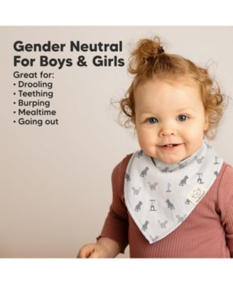 8pk Baby Bandana Bibs, Baby Drool Bibs for Baby Girl, Boy, Baby Bibs for Infant, Newborn