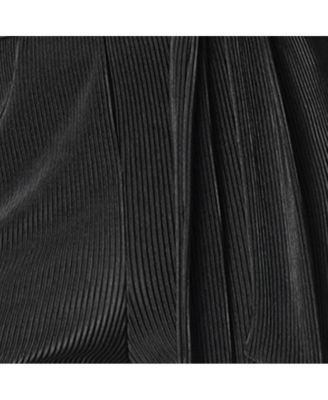 Women's Plisse Culotte Jumpsuit,Blue,XLarge